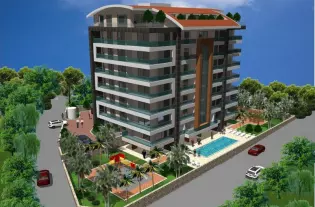 Двухкомнатные апартаменты в новом комплексе района Авсаллар, Алания