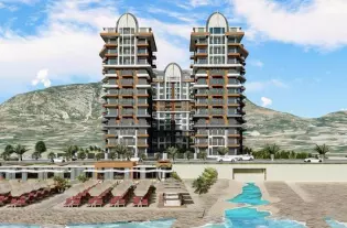 Двухкомнатные апартаменты  в комплексе с богатой инфраструктурой рядом с пляжем и центром