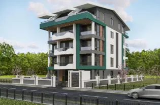 Новый проект жилого комплекса с отличной инфраструктурой в городе Газипаша