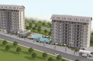 Новый проект современного жилого комплекса на закрытой территории в районе Паяллар
