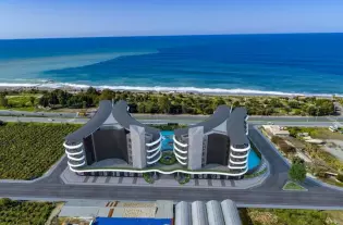 Жилой комплекс премиум-класса на берегу моря, в районе Каргыджак