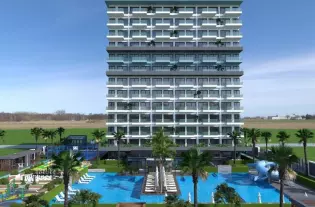 Апартаменты 55-200 м² в строящемся жилом комплексе района Махмутлар