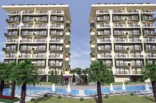 Новая двухкомнатная квартира в районе Демирташ
