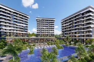 Новый проект масштабного жилого комплекса c инфраструктурой 5* отеля в районе Окурджалар