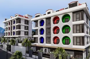 Апартаменты в строящемся ЖК района Махмутлар