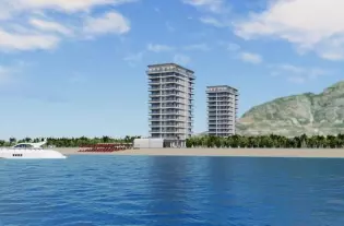 Новый инвестиционный проект на первой береговой линии в районе Махмутлар