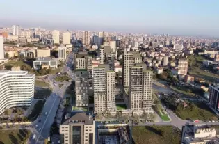 Высотный ЖК в Стамбуле, с просторными апартаментами планировкой 1+1, 2+1, 3+1