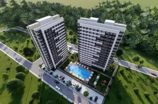 Новый уютный ЖК в районе Арпачбахшиш, с апартаментами планировкой 1+1, площадью от 65 м2