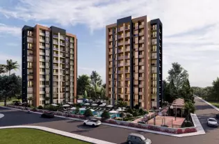 Новый жилой комплекс с просторными апартаментами планировкой 2+1 в районе Томюк
