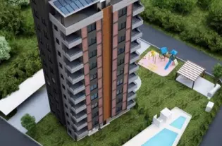 Новый cовременный жилой комплекс в Мерсине с просторными апартаментами планировкой 3+1