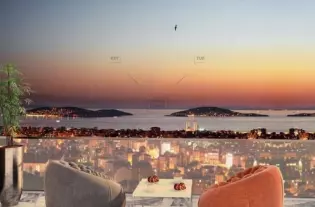 Резиденции с видом на море в Картал Стамбул