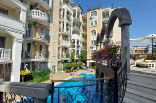 Роскошная двухкомнатная квартира в Sweet Homes 2, Солнечный берег, Болгария