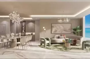 Апартаменты с 3 спальнями и бассейном Sora Beach Residences