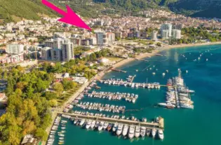 Квартира с одной спальней в Будве