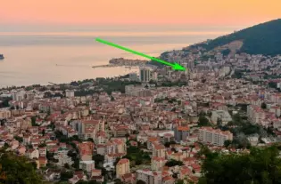 Квартира студия в Будве