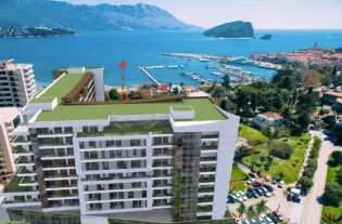 Квартира с двумя спальнями в Будве