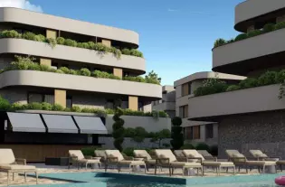 Квартира с тремя спальнями в Будве