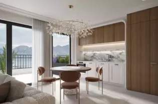 Квартира с двумя спальнями в Доброте