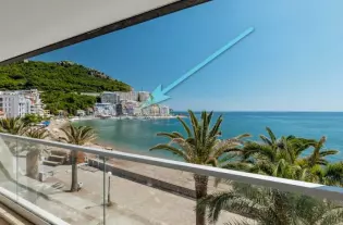 Квартира с двумя спальнями в Рафаиловичи