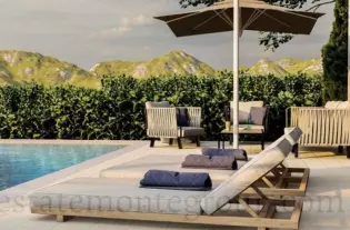 Дом из натурального камня с четырьмя спальнями в Тивате