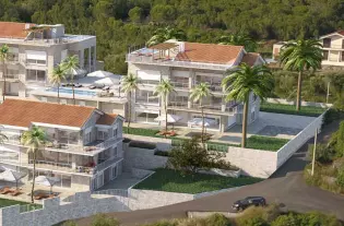 Новая вилла с бассейном в Кримовице