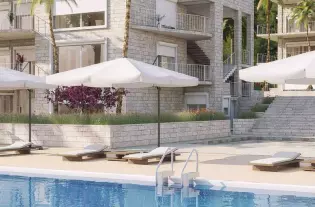 Новая вилла с бассейном на Кримовице