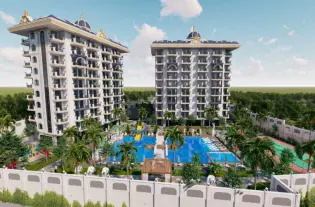 Квартира в готовом жилом комплексе в районе Авсаллар (36000)