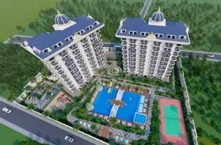 Современная квартира в жилом комплексе в районе Авсаллар (36100)