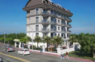 Квартиры в новом комплексе от застройщика в районе Газипаша (00483)