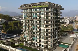 Ваш уголок у моря: инвестиционная квартира 1+1 в современном комплексе в Газипаше (43500)