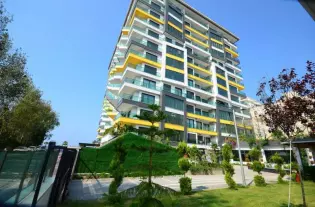 Апартаменты на первой береговой линии в Махмутларе, Алания (45300)