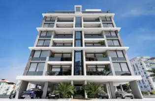 Новый современный комплекс апартаментов  в красивом городе Искеле (008109)