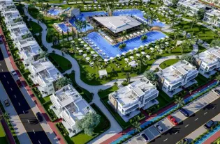 Апартаменты в новом проекте всего в 600 метрах от песчаного пляжа в Богаз, Искеле (004521)