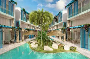 Апартаменты в элитном комплексе в районе Искеле (001530)