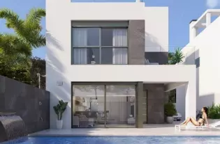New project of 14 Villas located in one of the best areas of Orihuela Costa, Punta Prima!