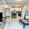 Двухкомнатная меблированная квартира с круглосуточным видеонаблюдением и всеми видами развлечений в районе Махмутлар