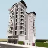 Новый инвестиционный проект на стадии строительства в районе Махмутлар