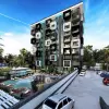 Апартаменты 1+1,2+1,3+1 в строящемся жилом комплексе района Махмутлар