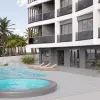 Новый проект апартаменты планировкой 1+1, 2+1 в районе Окуджалар, с видом на море и природу