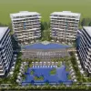 Новый проект масштабного жилого комплекса c инфраструктурой 5* отеля в районе Окурджалар