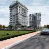 Новый жилой комплекс на этапе строительства в центре Алании