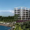 Новый уютный  жилой комплекс на первой береговой линии в городе Мерсин