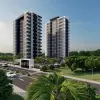 Новый жилой комплекс в городе Мерсин 300 метров от пляжа