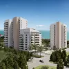 Новый инвестиционный проект с апартаментами различных планировок в городе Мерсин всего в 150 метрах от моря