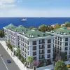 Семейные апартаменты с видом на море в Бююкчекмедже